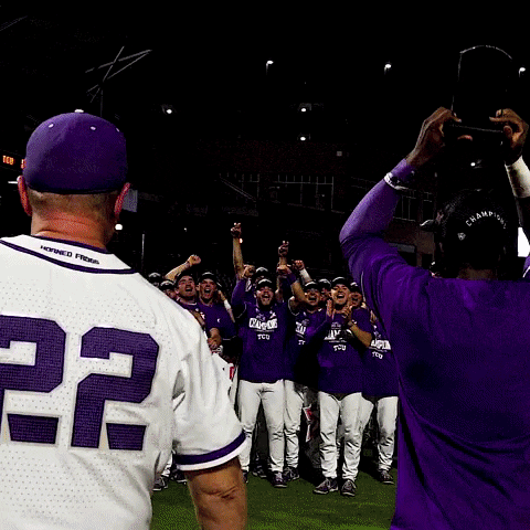 Horned Frogs Baseball GIF by TCU Athletics