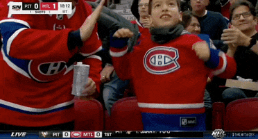 Montreal Canadiens Love GIF by NHL
