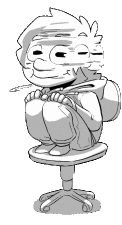 Chair Spinning Sticker