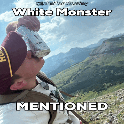 White Monster GIF