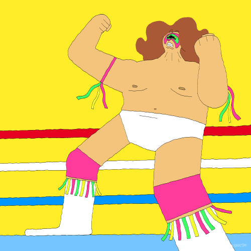 Ultimate Warrior Illustration GIF by Animation Domination High-Def