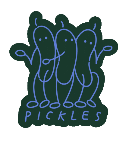 Hungry Vegan Sticker by CiaoPickles