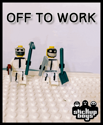 Work Lego GIF by Stick Up Music