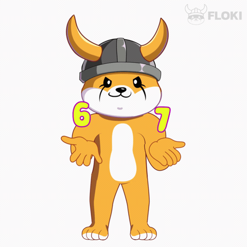6 7 Crypto GIF by FLOKI