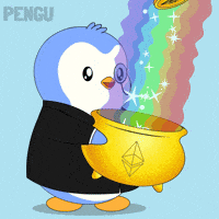 Make It Rain Money GIF by Pudgy Penguins