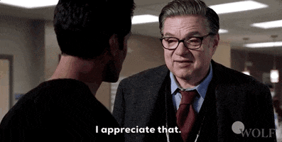 Dick Wolf Thank You GIF by Wolf Entertainment