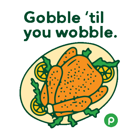 Turkey Dinner Thanksgiving Sticker by Publix