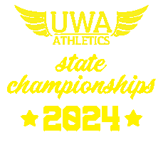 Yellow Sticker by UWA Little Athletics Club