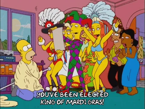Episode 1 Happy Mardi Gras GIF by The Simpsons