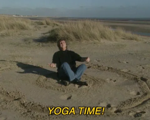 Yoga Reaction GIF