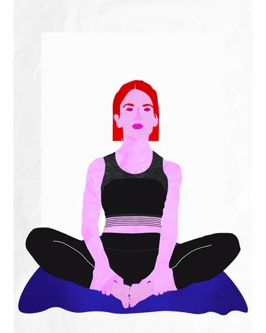 Illustration Yoga GIF