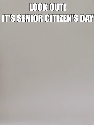 Look Out Old Lady GIF