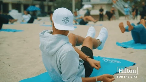 Lando Norris Beach GIF