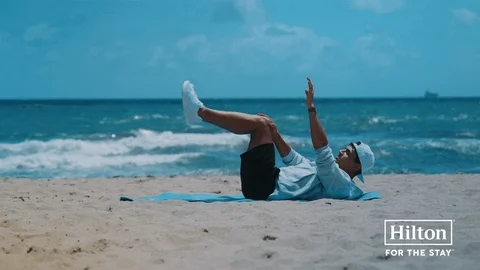 Lando Norris Beach GIF