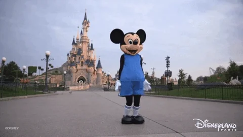 Stretching Mickey Mouse GIF
