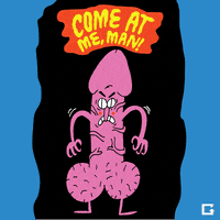 acting like a dick GIF by gifnews