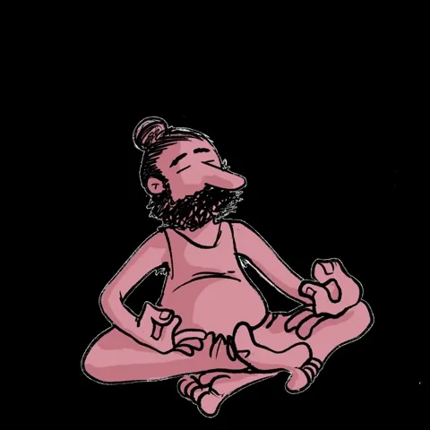 Yoga Meditating GIF