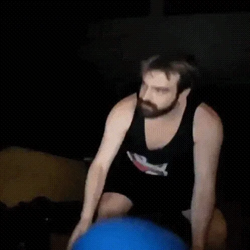 Bouncing Blue Ball GIF