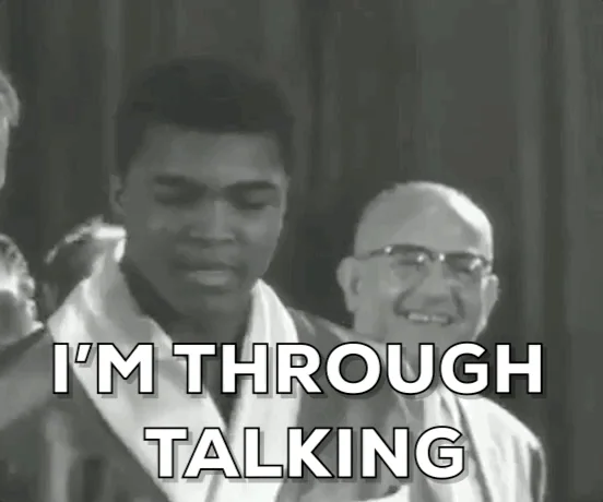 Talking Over It GIF