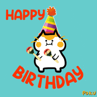 Happy Birthday Celebration GIF by Poku Meow