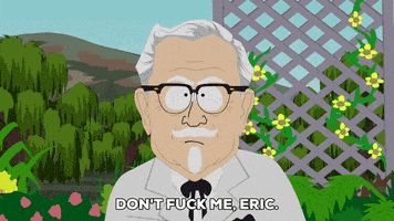 angry colonel sanders GIF by South Park 