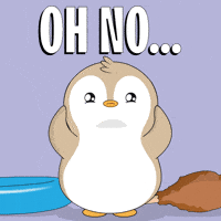Oh No Penguin GIF by Pudgy Penguins
