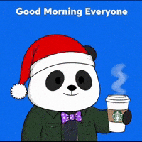 Good Morning Coffee GIF by Pandu Pandas