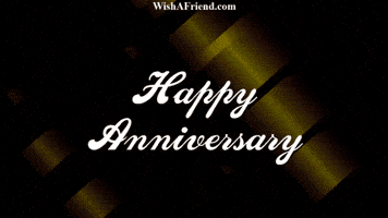 Happy Anniversary Hearts GIF by wishafriend