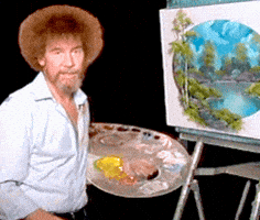 bob ross GIF