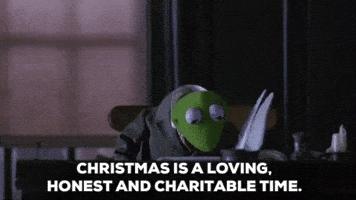 Kermit The Frog Christmas GIF by filmeditor
