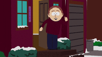 snow waving GIF by South Park 