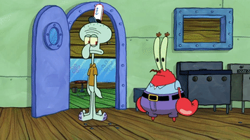 season 9 squid defense GIF by SpongeBob SquarePants