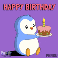 Happy Birthday GIF by Pudgy Penguins