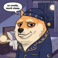 Tired Good Night GIF by Doge Pound