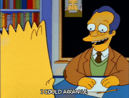 Talking Season 3 GIF by The Simpsons