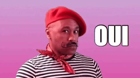French Yes GIF