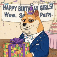 Happy Birthday Wow GIF by Doge Pound