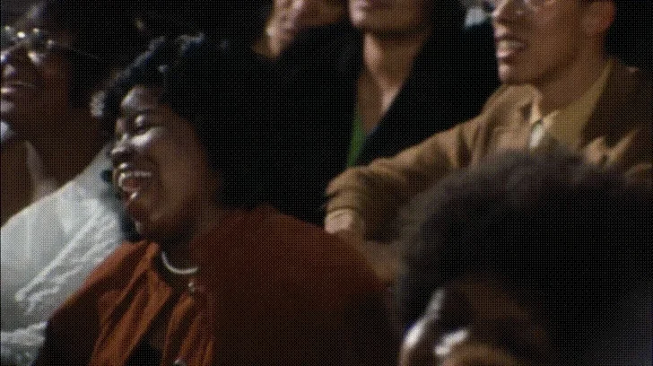 Aretha Franklin Crowd GIF