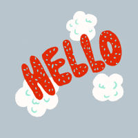 Hello GIF by curly_mads Hello GIF by curly_mads