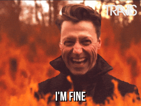 Sad On Fire GIF by Travis