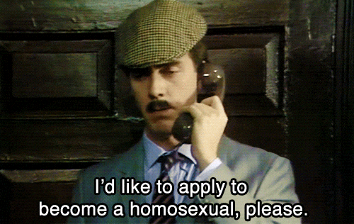 homosexual hugh laurie GIF