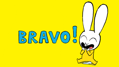 Well Done Reaction GIF by Simon Super Rabbit