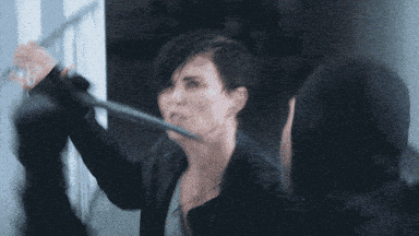 Charlize Theron Fight GIF by NETFLIX