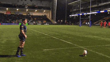 rugby union kick GIF by Worcester Warriors