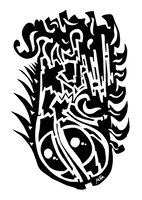 black and white art GIF by Miron