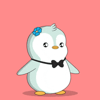 Penguin Hello GIF by Pudgy Penguins