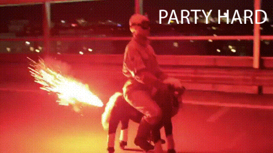 Giphy - party hard GIF