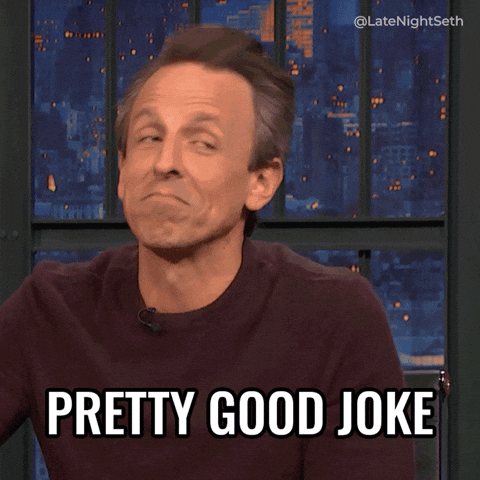 Giphy - Seth Meyers Lol GIF by Late Night with Seth Meyers
