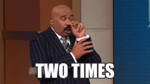 Giphy - two times peace GIF by Steve Harvey TV