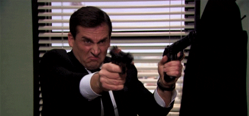 Giphy - the office gun GIF
